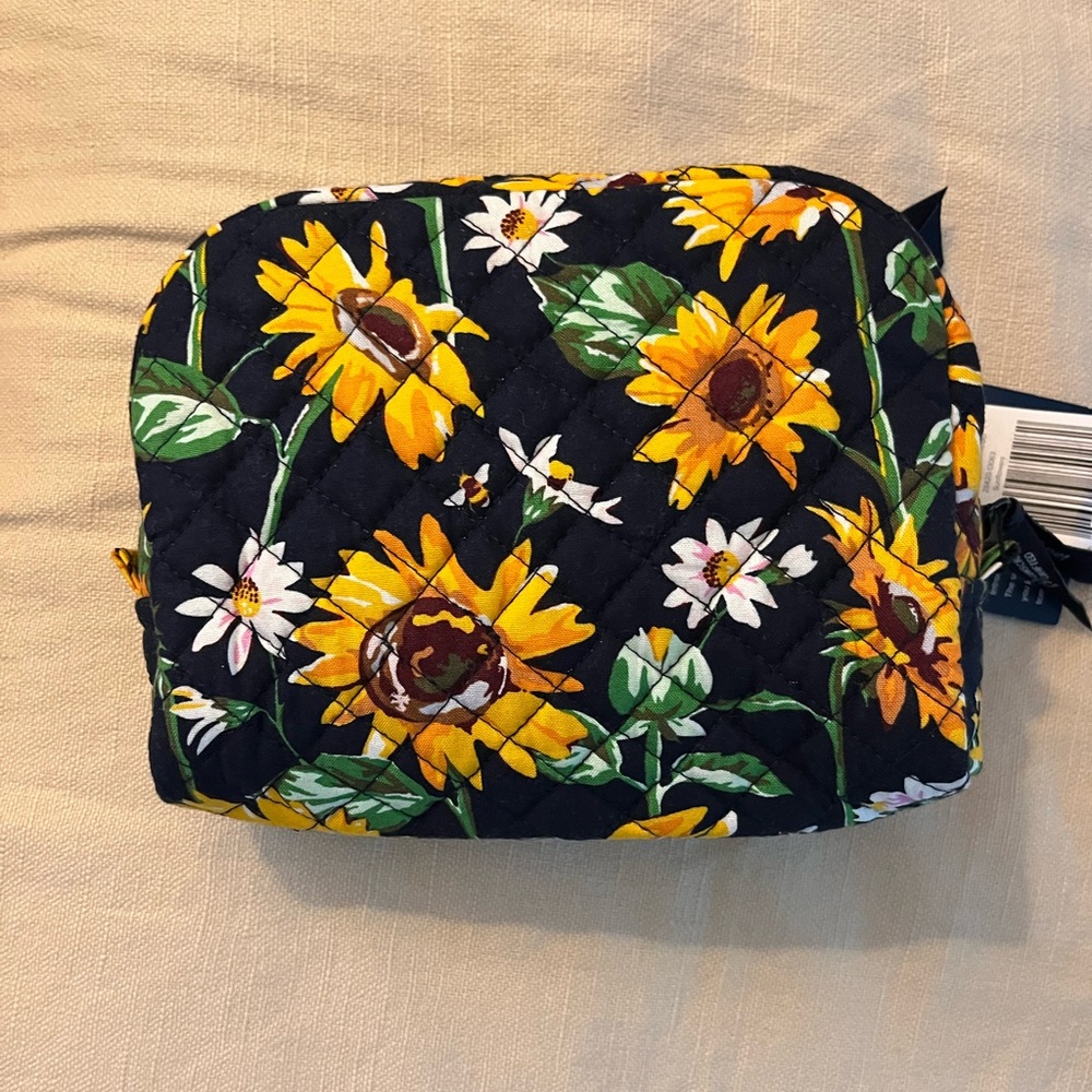 Vera Bradley Medium Cosmetic Bag in Sunflower